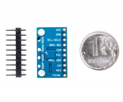 9-осевой датчик положения MPU-6500 (2в1: гироскоп и акселерометр)