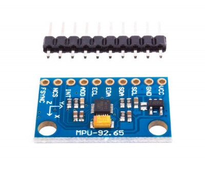 9-осевой датчик положения MPU-6500 (2в1: гироскоп и акселерометр)