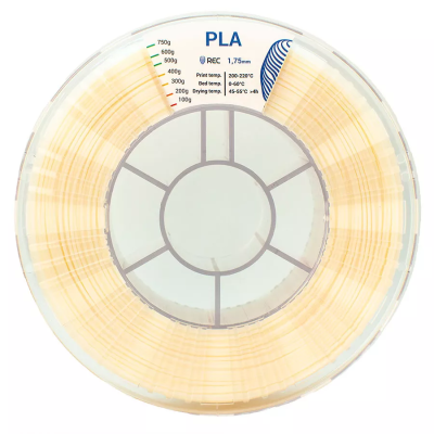 PLA пластик 1,75 REC натуральный 0,75 кг