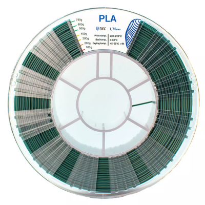 PLA пластик 1,75 REC хаки 0,75 кг