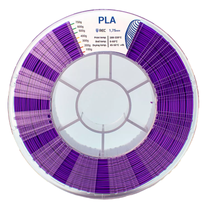PLA пластик 1,75 REC фиолетовый 0,75 кг